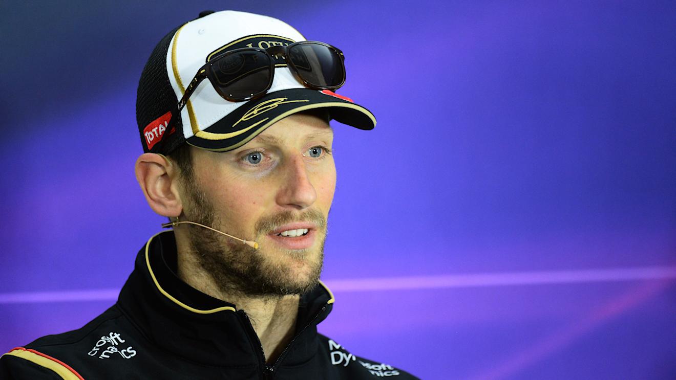 Romain Grosjean (FRA) Lotus F1 in the Press Conference at Formula One World Championship, Rd3, Chinese Grand Prix, Preparations, Shanghai, China, Thursday 9 April 2015. © Sutton Motorsport Images