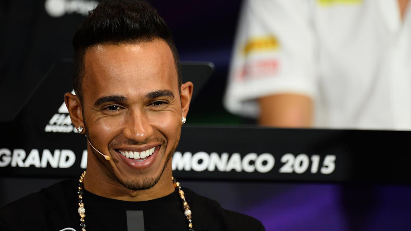 Lewis Hamilton (GBR) Mercedes AMG F1 at the Press Conference at Formula One World Championship, Rd6, Monaco Grand Prix Preparations, Monte-Carlo, Monaco, Wednesday 20 May 2015. © Sutton Motorsport Images