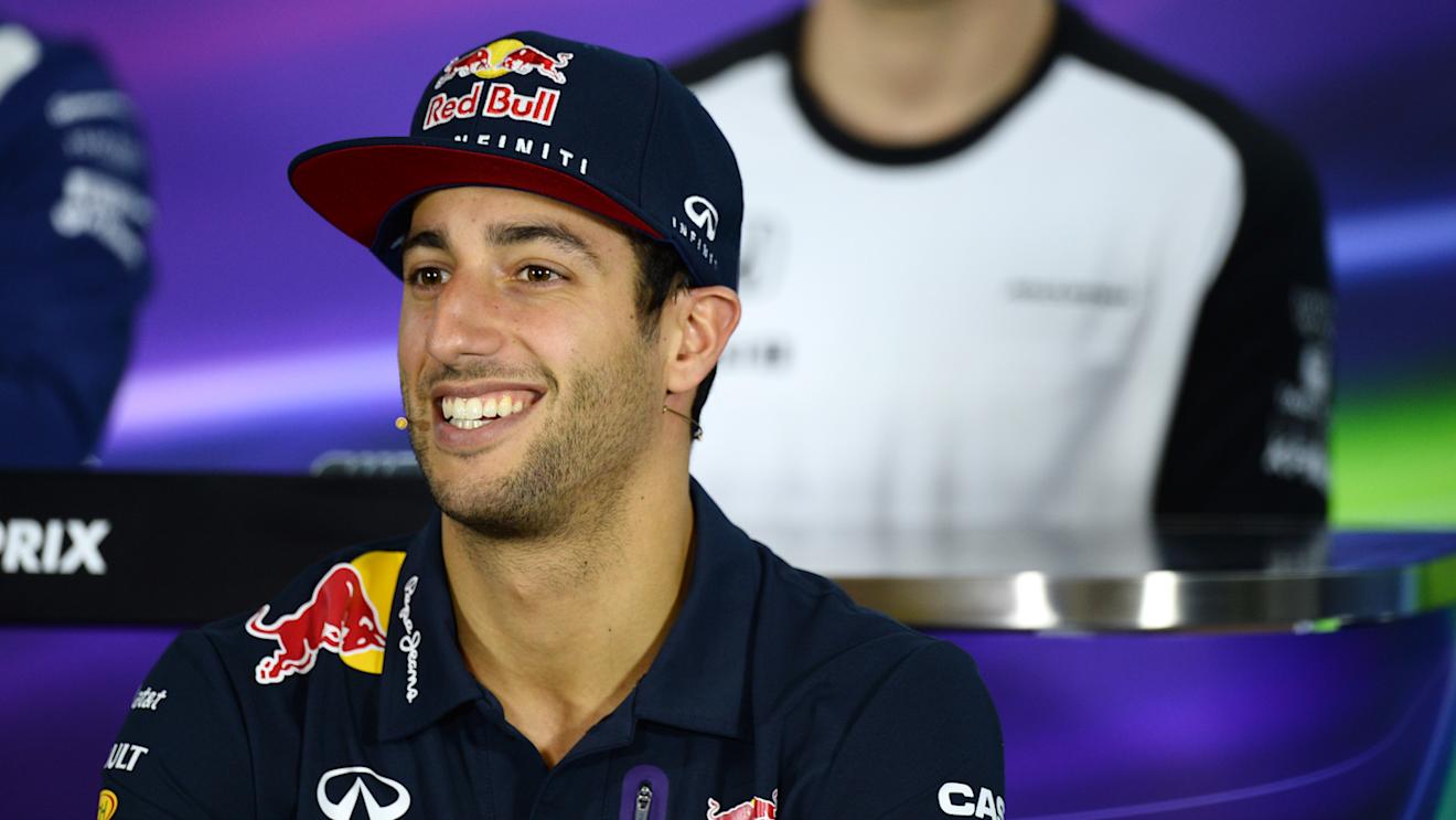 Daniel Ricciardo (AUS) Red Bull Racing during the press conference at Formula One World Championship, Rd1, Australian Grand Prix, Preparations, Albert Park, Melbourne, Australia, Thursday 12 March 2015. © Sutton Motorsport Images