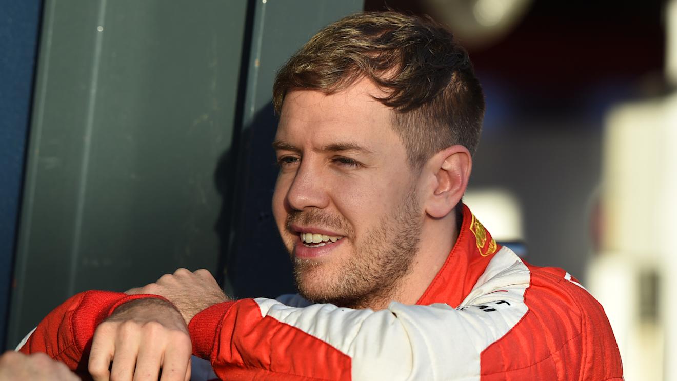 Sebastian Vettel (GER) Ferrari at Formula One World Championship, Rd1, Australian Grand Prix, Preparations, Albert Park, Melbourne, Australia, Thursday 12 March 2015. © Sutton Motorsport Images