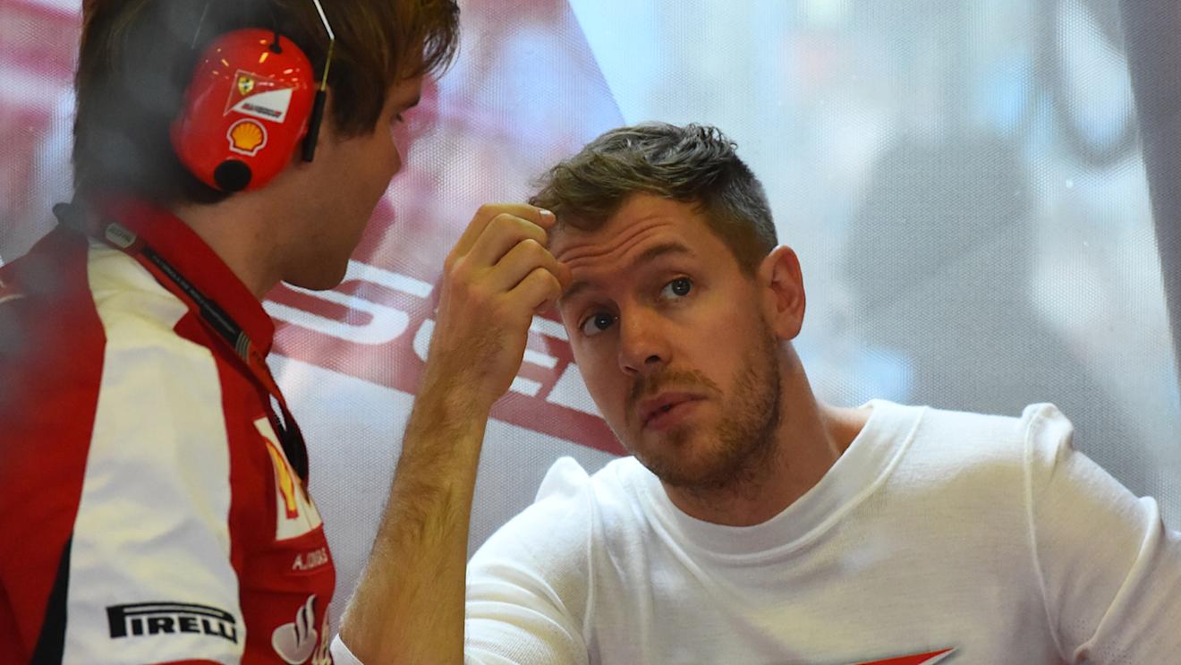 Sebastian Vettel (GER) Ferrari at Formula One World Championship, Rd1, Australian Grand Prix, Qualifying, Albert Park, Melbourne, Australia, Saturday 14 March 2015. © Sutton Motorsport Images