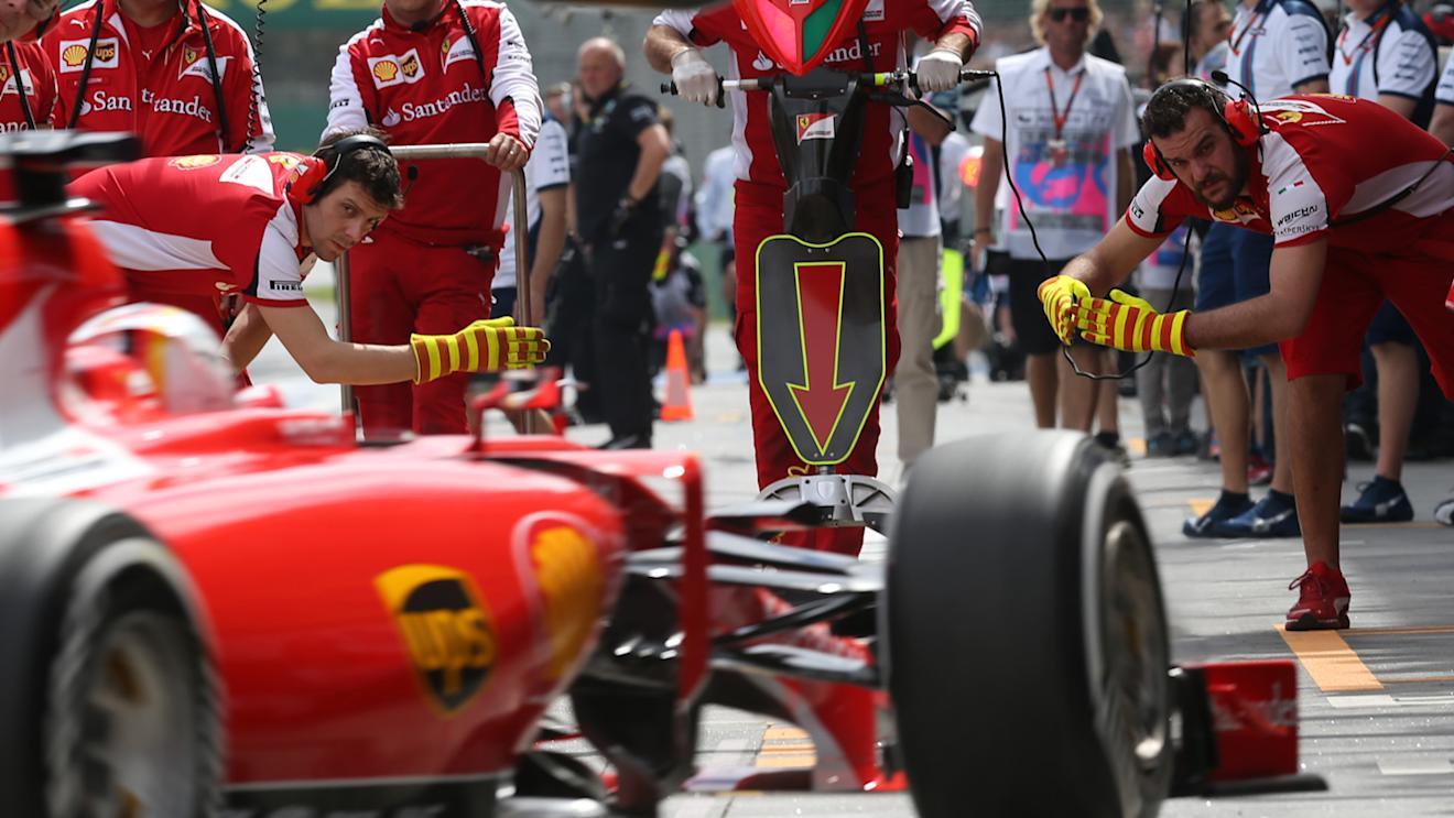 Sebastian Vettel (GER) Ferrari SF15-T at Formula One World Championship, Rd1, Australian Grand Prix, Qualifying, Albert Park, Melbourne, Australia, Saturday 14 March 2015. © Sutton Motorsport Images