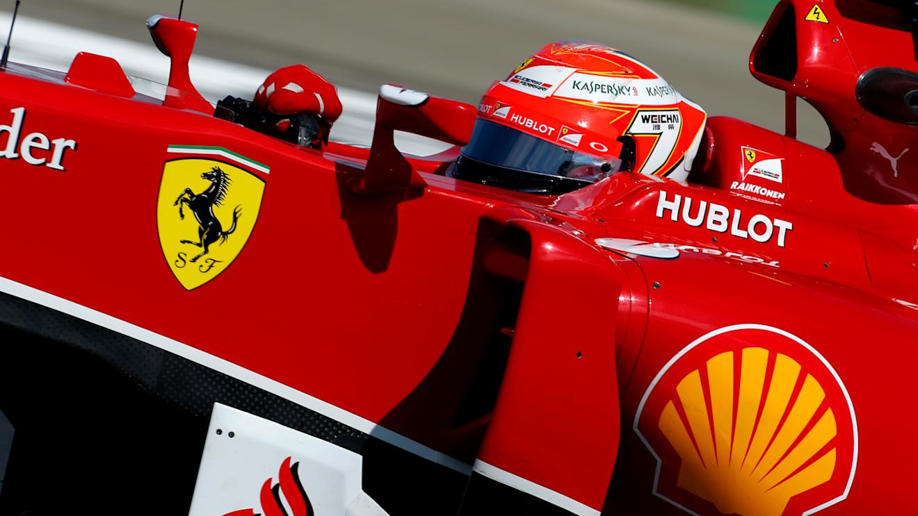 Kimi Raikkonen (FIN) Ferrari F14 T.
Formula One World Championship, Rd11, Hungarian Grand Prix, Practice, Hungaroring, Hungary. Friday 25 July 2014.
