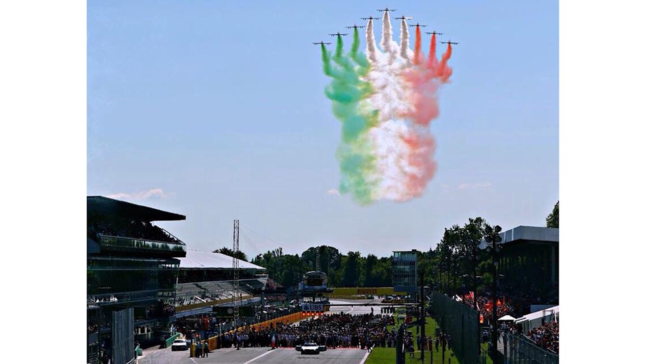 Aero display at Formula One World Championship, Rd12, Italian Grand Prix, Race, Monza, Italy, Sunday 6 September 2015. © foto aroldi