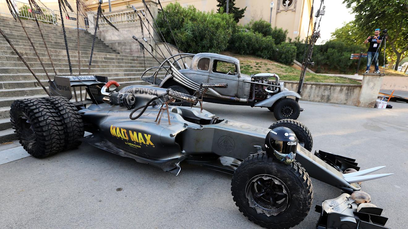 A special Lotus F1 Team car livery to promote the film Mad Max: Fury Road.
Spanish Grand Prix, Friday 8th May 2015. Barcelona, Spain. © Lotus F1 Team