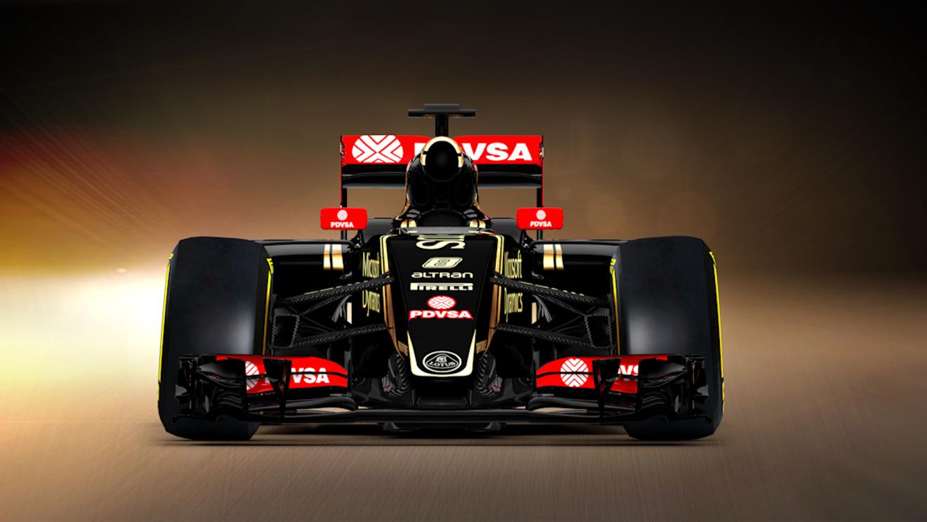 Lotus E23 Hybrid first view, Enstone, England, 26 January 2015. ©Lotus