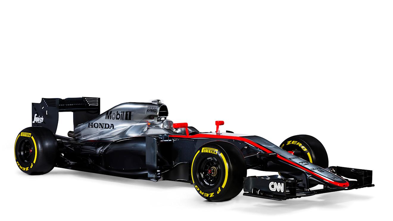 The new McLaren MP4-30 at the
McLaren MP4-30 Launch,  McLaren Technology Centre, Woking, England, 29 January 2015. ©McLaren
Photo Sutton Images via McLaren+ 44 1327 352188
