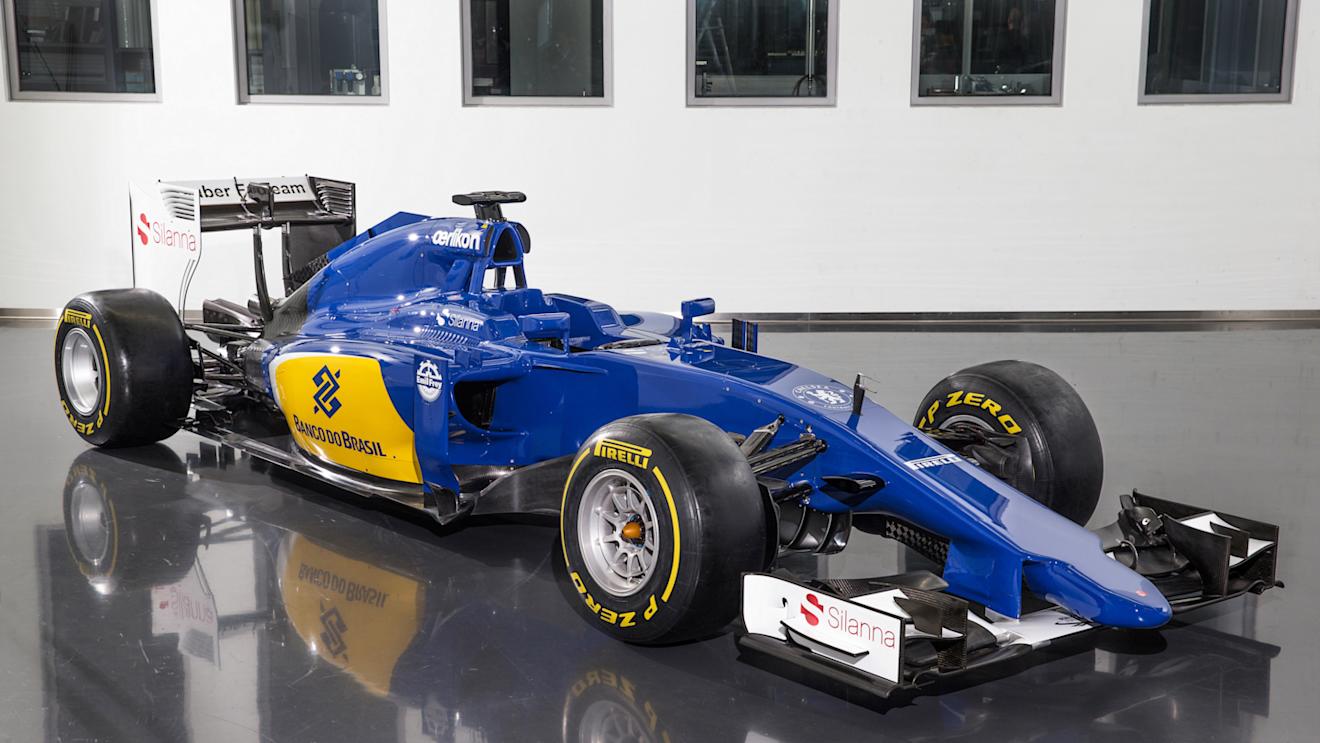 The new Sauber C34 at the Sauber C34 Launch, Sauber Factory, Hinwil, Switzerland, 30 January 2015. ©Sauber

