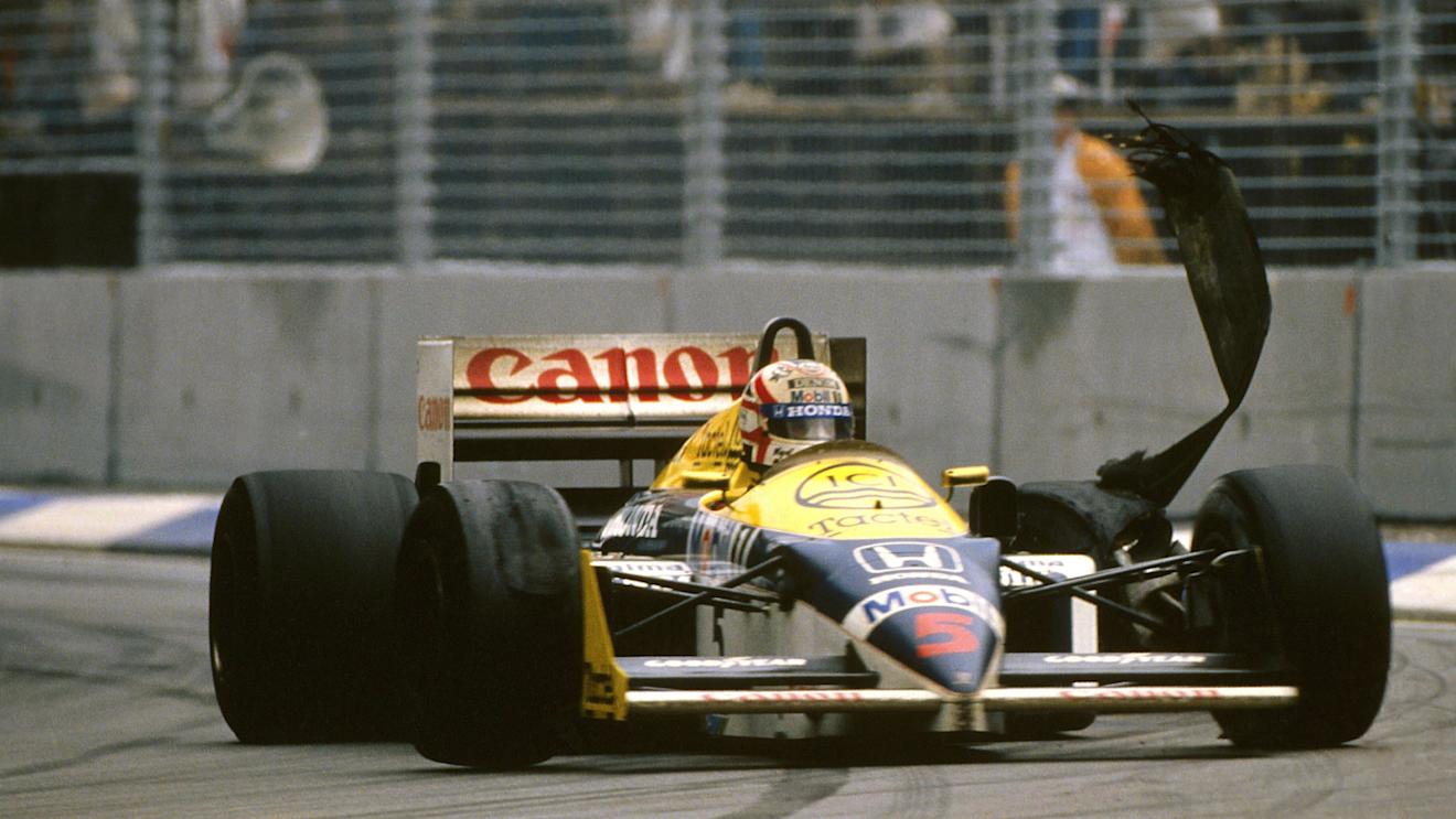 Nigel Mansell (GBR) Williams FW11. Australian Grand Prix, Adelaide, 26 October 1986