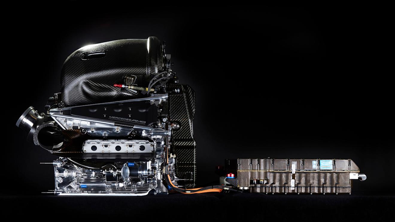 The Mercedes PU106C Hybrid power unit  © Mercedes 