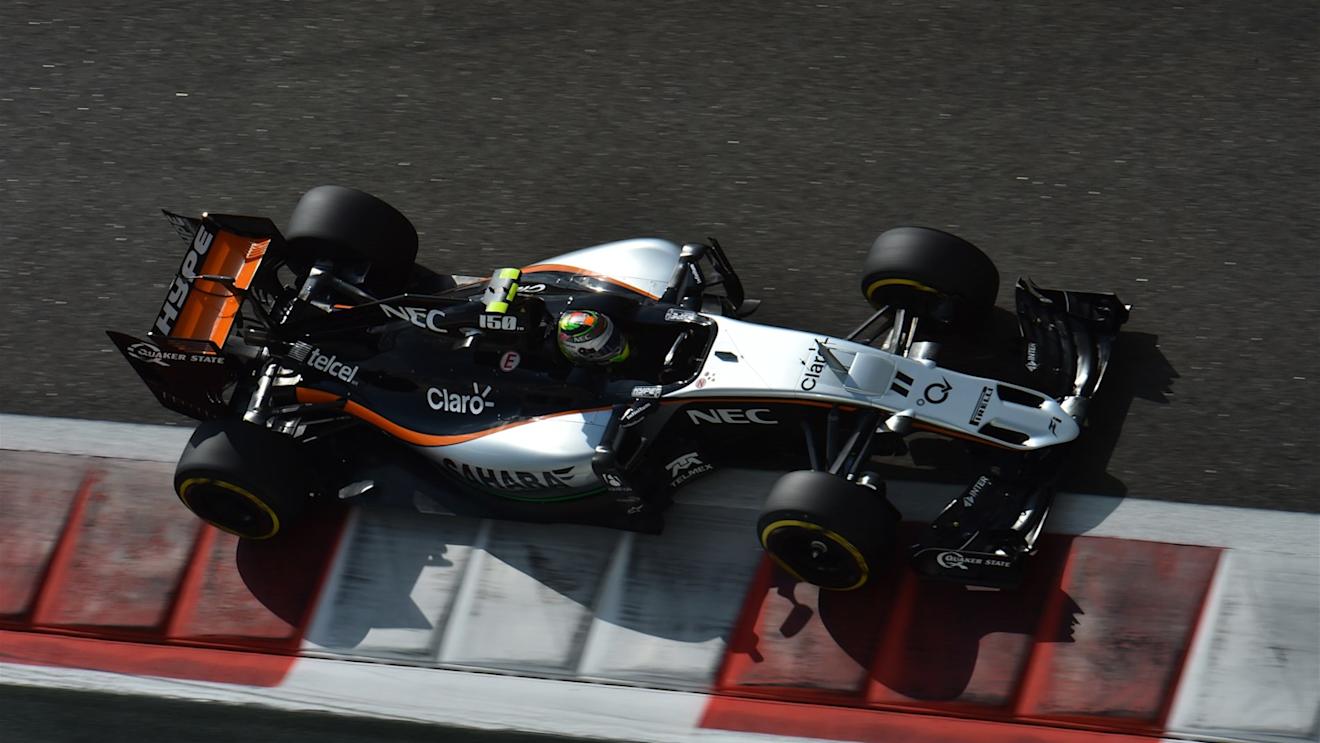 Nico Hulkenberg (GER) Force India VJM08 at Formula One World Championship, Rd19, Abu Dhabi Grand Prix, Practice, Yas Marina Circuit, Abu Dhabi, UAE, Friday 27 November 2015. © Sutton Motorsport Images