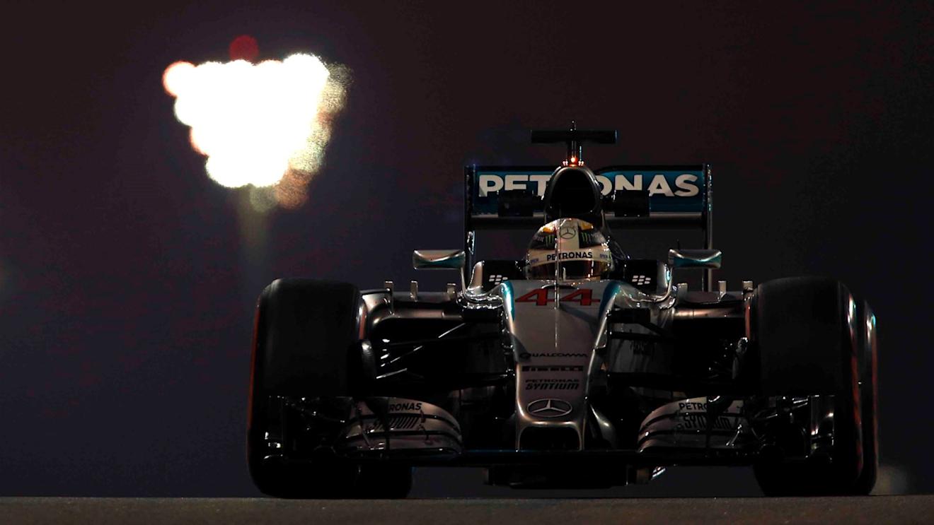 Lewis Hamilton (GBR) Mercedes AMG F1 W06 at Formula One World Championship, Rd19, Abu Dhabi Grand Prix, Practice, Yas Marina Circuit, Abu Dhabi, UAE, Friday 27 November 2015. © Sutton Motorsport Images