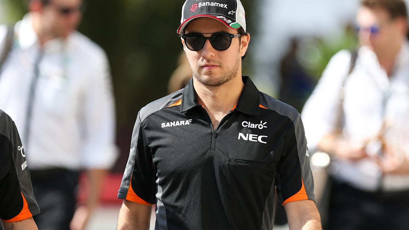 Sergio Perez (MEX) Force India at Formula One World Championship, Rd19, Abu Dhabi Grand Prix, Practice, Yas Marina Circuit, Abu Dhabi, UAE, Friday 27 November 2015. © Sutton Motorsport Images