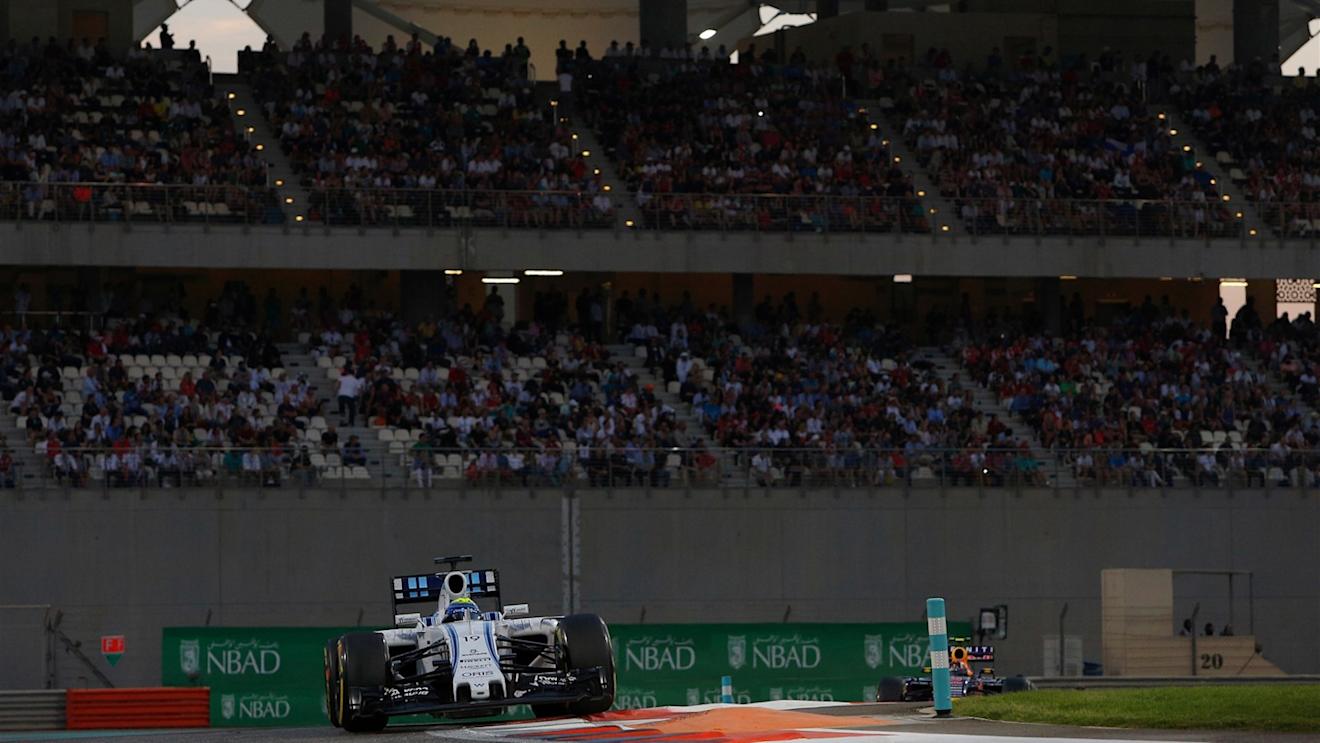 Felipe Massa (BRA) Williams FW37 at Formula One World Championship, Rd19, Abu Dhabi Grand Prix, Race, Yas Marina Circuit, Abu Dhabi, UAE, Sunday 29 November 2015. © Sutton Motorsport Images