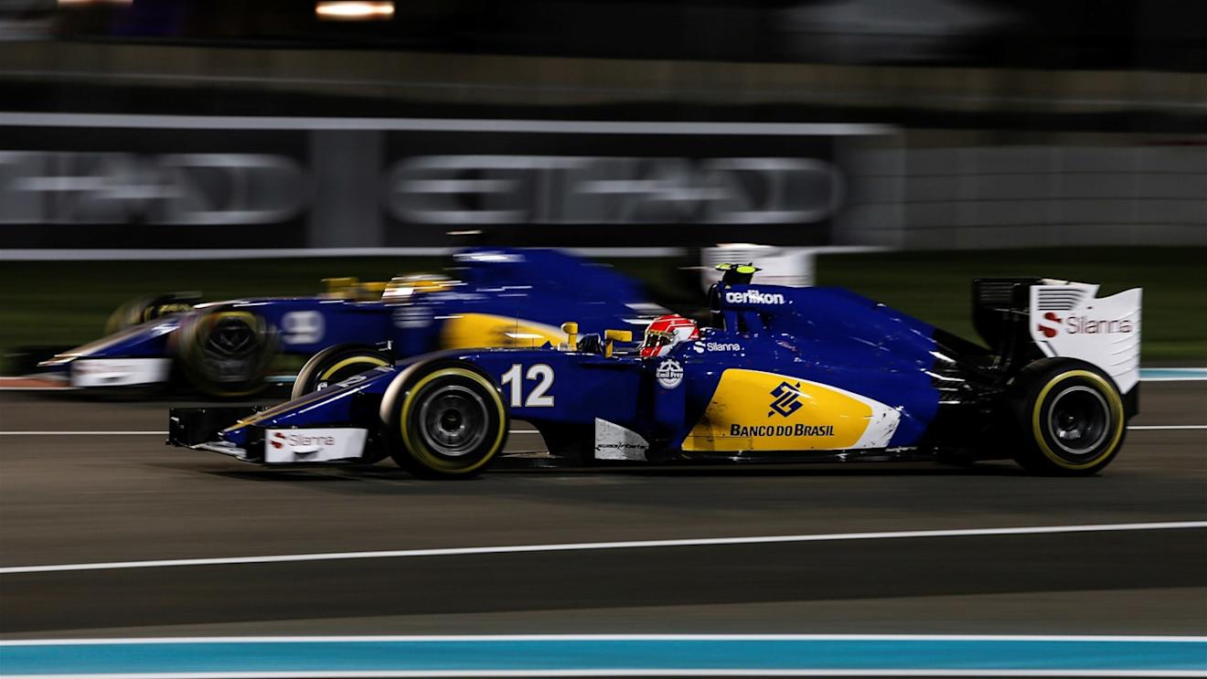 Felipe Nasr (BRA) Sauber C34 at Formula One World Championship, Rd19, Abu Dhabi Grand Prix, Race, Yas Marina Circuit, Abu Dhabi, UAE, Sunday 29 November 2015. © Sutton Motorsport Images