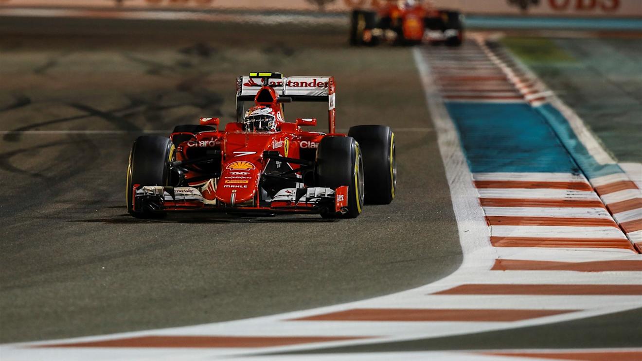 Kimi Raikkonen (FIN) Ferrari SF15-T at Formula One World Championship, Rd19, Abu Dhabi Grand Prix, Race, Yas Marina Circuit, Abu Dhabi, UAE, Sunday 29 November 2015. © Sutton Motorsport Images