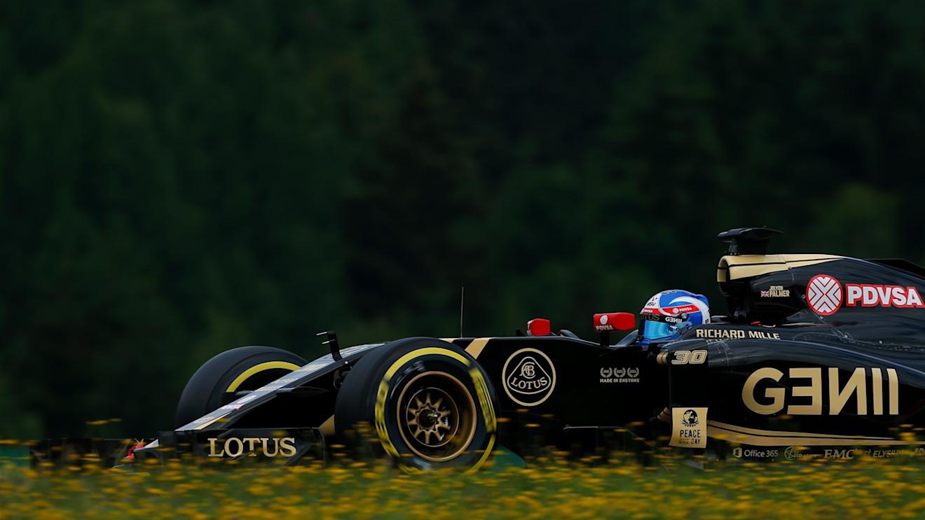 Jolyon Palmer (GBR) Lotus Test and Reserve Driver at Formula One World Championship, Rd8, Austrian Grand Prix, Practice, Spielberg, Austria, Friday 19 June 2015. © Sutton Motorsport Images