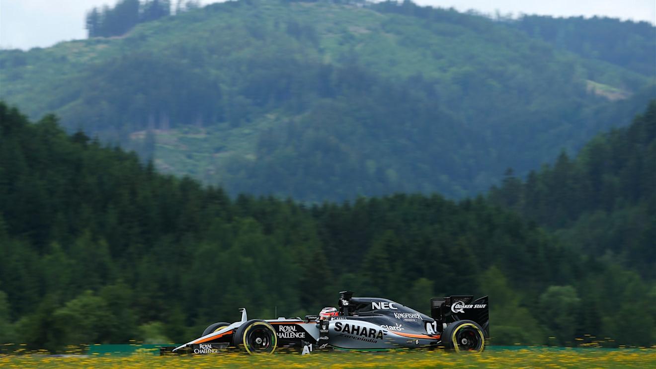 Nico Hulkenberg (GER) Force India VJM08 at Formula One World Championship, Rd8, Austrian Grand Prix, Practice, Spielberg, Austria, Friday 19 June 2015. © Sutton Motorsport Images