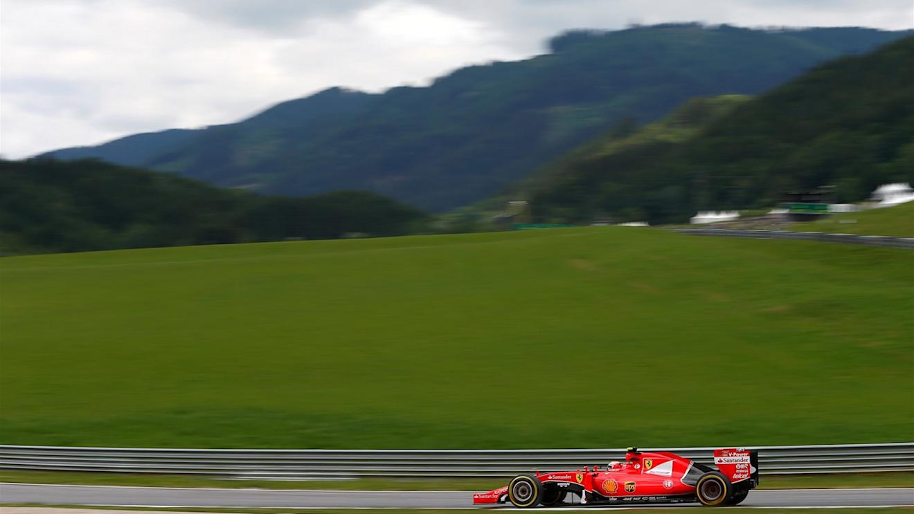Kimi Raikkonen (FIN) Ferrari SF15-T at Formula One World Championship, Rd8, Austrian Grand Prix, Practice, Spielberg, Austria, Friday 19 June 2015. © Sutton Motorsport Images