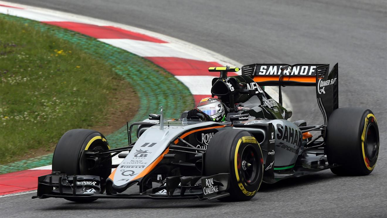 Sergio Perez (MEX) Force India VJM08 at Formula One World Championship, Rd8, Austrian Grand Prix, Qualifying, Spielberg, Austria, Saturday 20 June 2015. © Sutton Motorsport Images