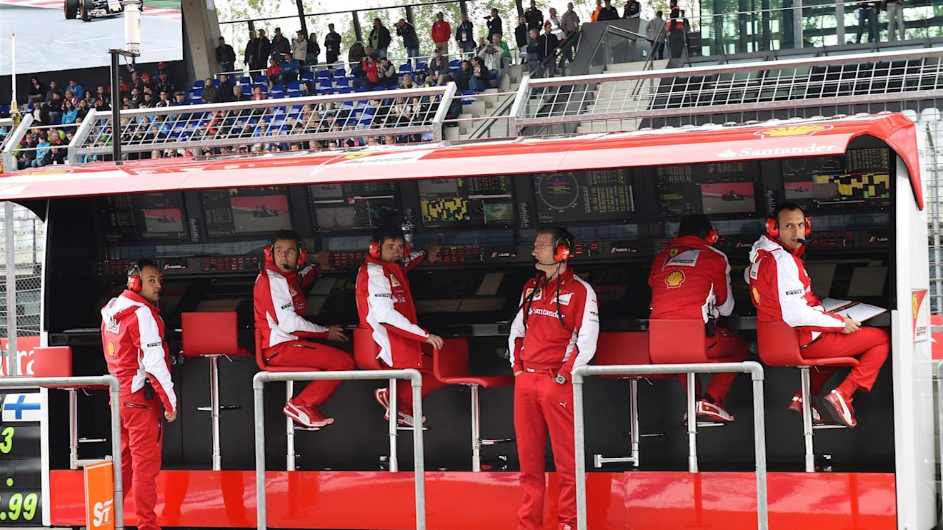 James Allison (GBR) Ferrari Chassis Technical Director on the Ferrari pit wall gantry at Formula One World Championship, Rd8, Austrian Grand Prix, Qualifying, Spielberg, Austria, Saturday 20 June 2015. © Sutton Motorsport Images