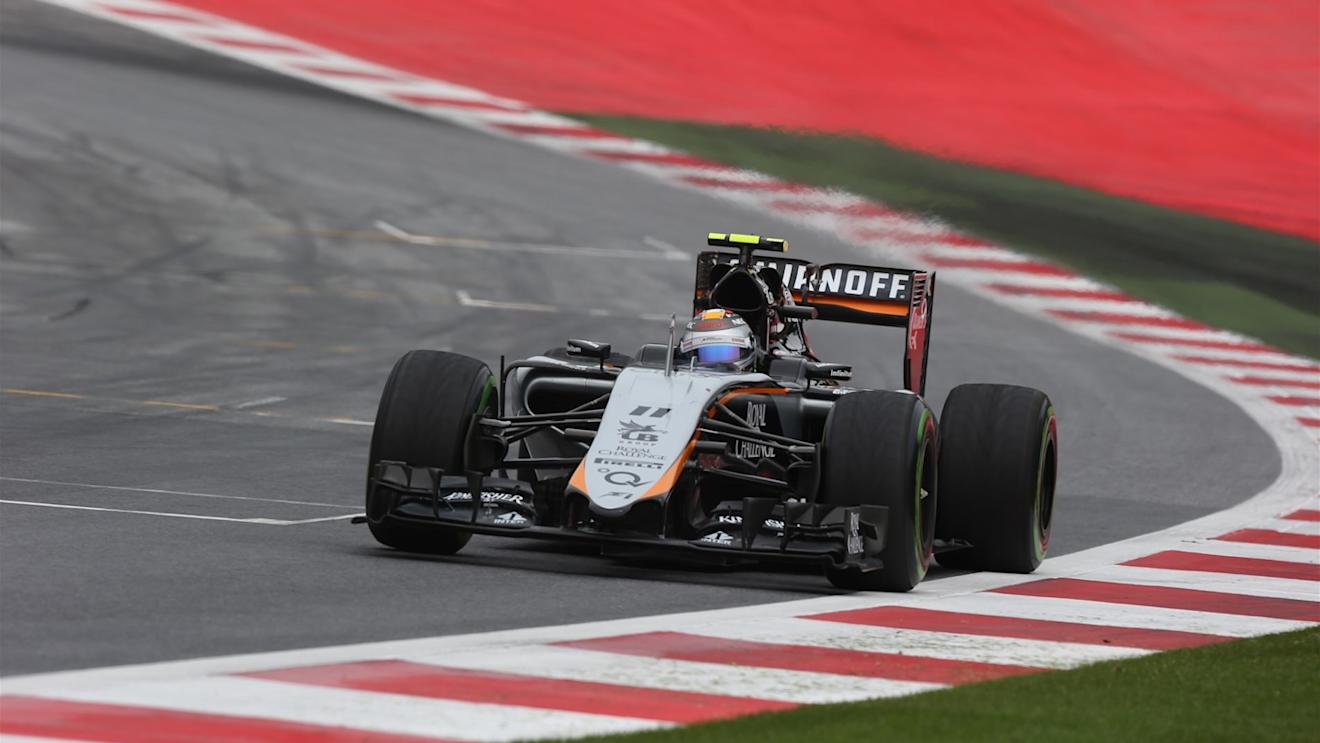 Sergio Perez (MEX) Force India VJM08 at Formula One World Championship, Rd8, Austrian Grand Prix, Qualifying, Spielberg, Austria, Saturday 20 June 2015. © Sutton Motorsport Images