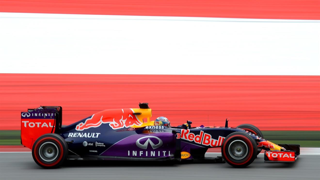 Daniel Ricciardo (AUS) Red Bull Racing RB11 at Formula One World Championship, Rd8, Austrian Grand Prix, Qualifying, Spielberg, Austria, Saturday 20 June 2015. © Sutton Motorsport Images