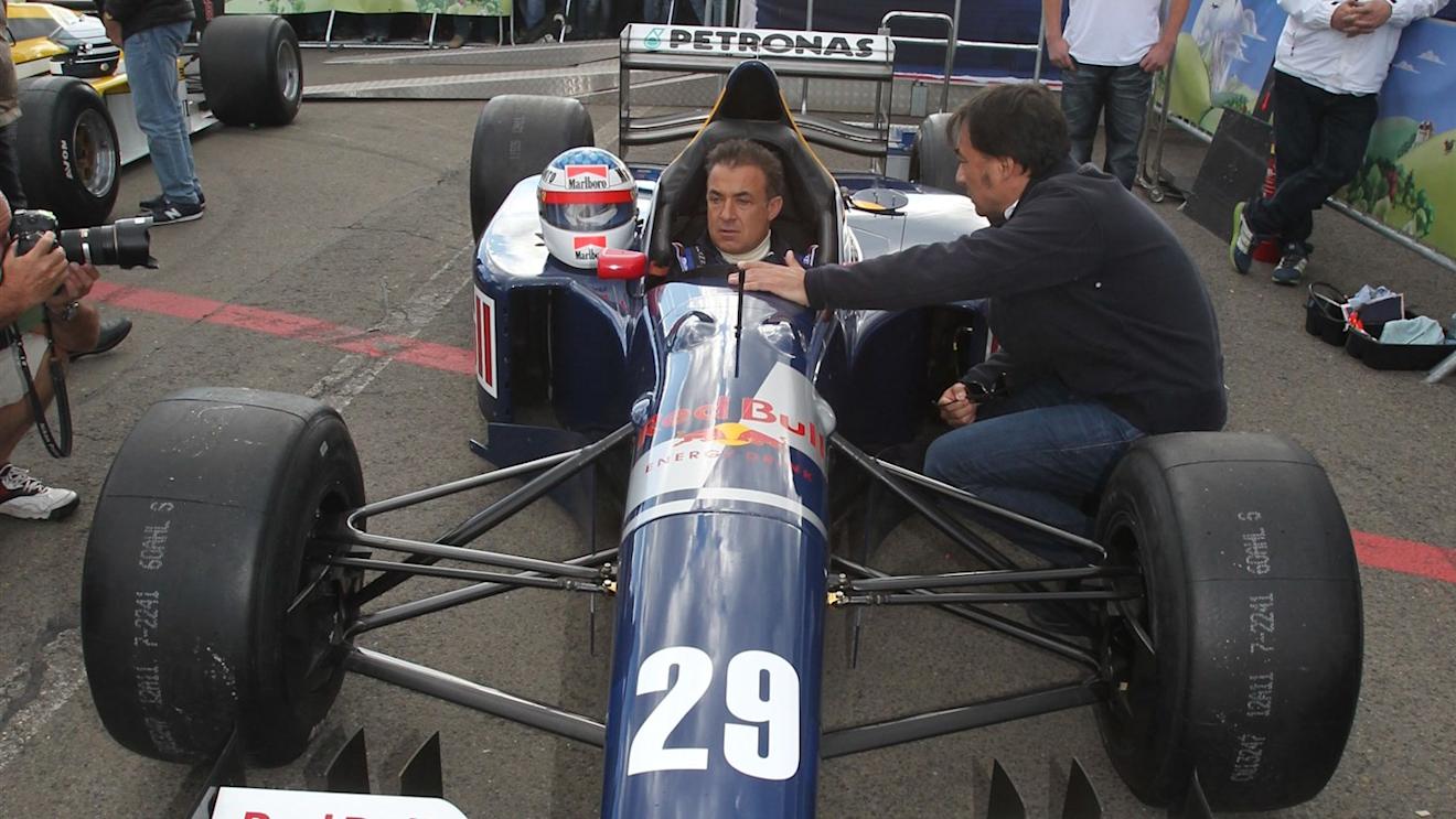 Jeal Alesi (FRA) Sauber C14 at the Legends Parade at Formula One World Championship, Rd8, Austrian Grand Prix, Qualifying, Spielberg, Austria, Saturday 20 June 2015. © Sutton Motorsport Images