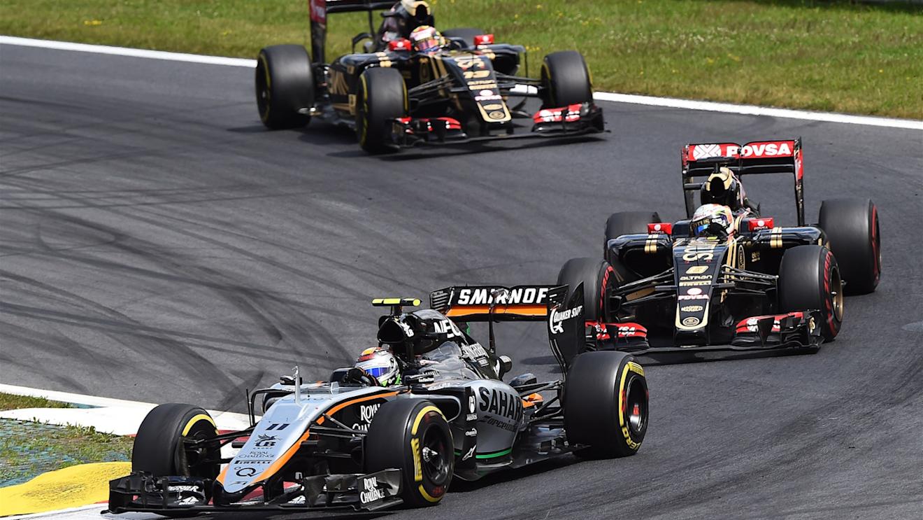 Sergio Perez (MEX) Force India VJM08 at Formula One World Championship, Rd8, Austrian Grand Prix, Race, Spielberg, Austria, Sunday 21 June 2015. © Sutton Motorsport Images