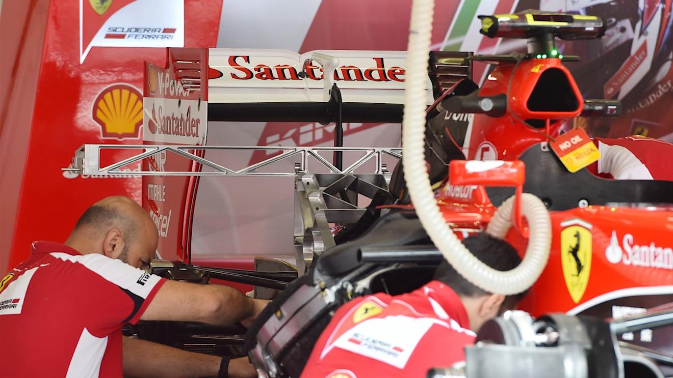 Ferrari SF15-T detail at Formula One World Championship, Rd8, Austrian Grand Prix, Preparations, Spielberg, Austria, Thursday 18 June 2015. © Sutton Motorsport Images