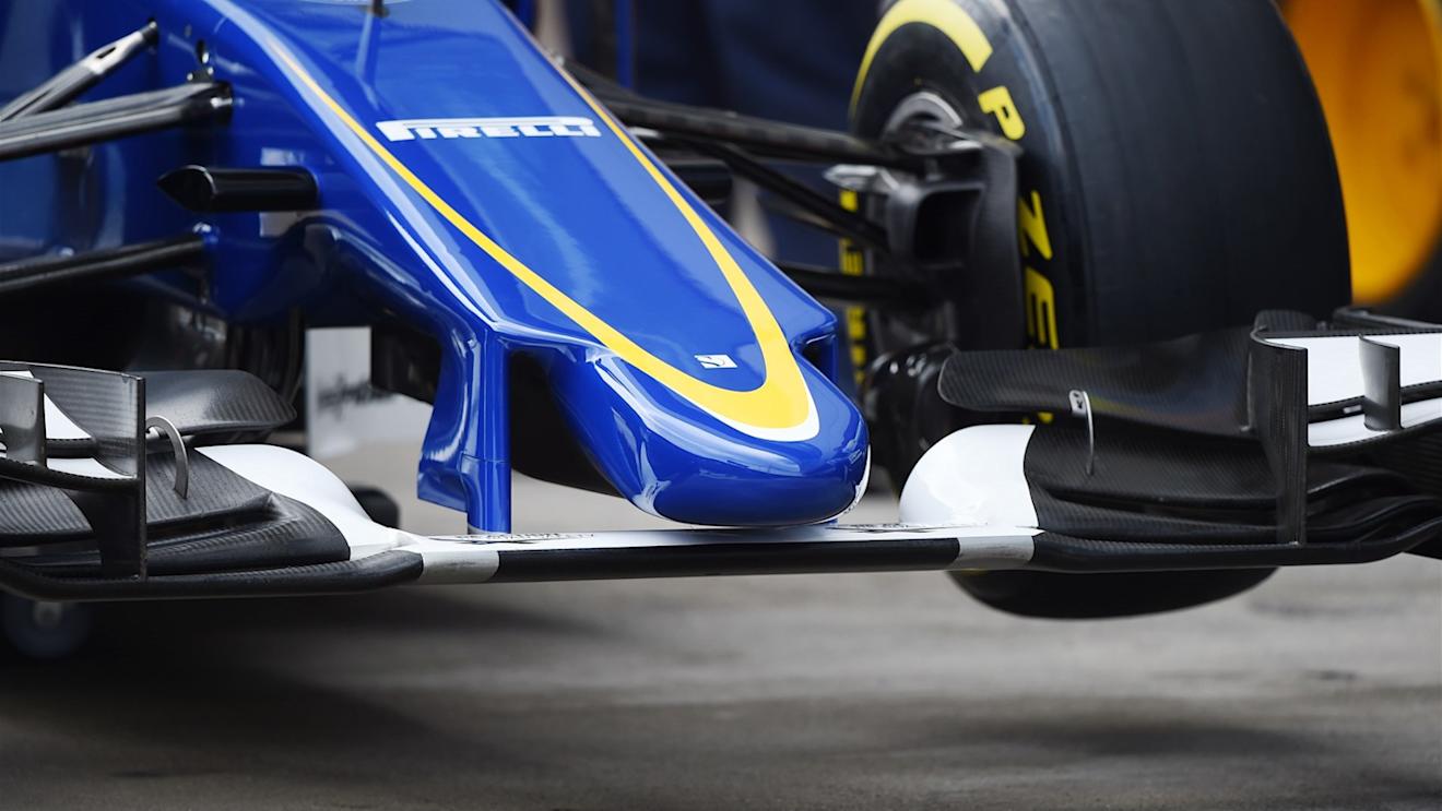 Sauber C34 nose and front wing at Formula One World Championship, Rd8, Austrian Grand Prix, Preparations, Spielberg, Austria, Thursday 18 June 2015. © Sutton Motorsport Images