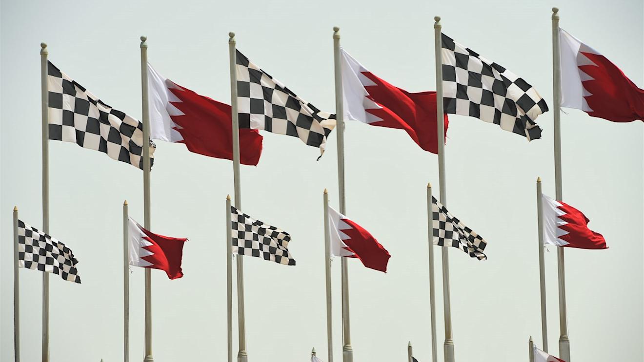 Bahrain flags at Formula One World Championship, Rd4, Bahrain Grand Prix Practice, Bahrain International Circuit, Sakhir, Bahrain, Friday 17 April 2015. © Sutton Motorsport Images