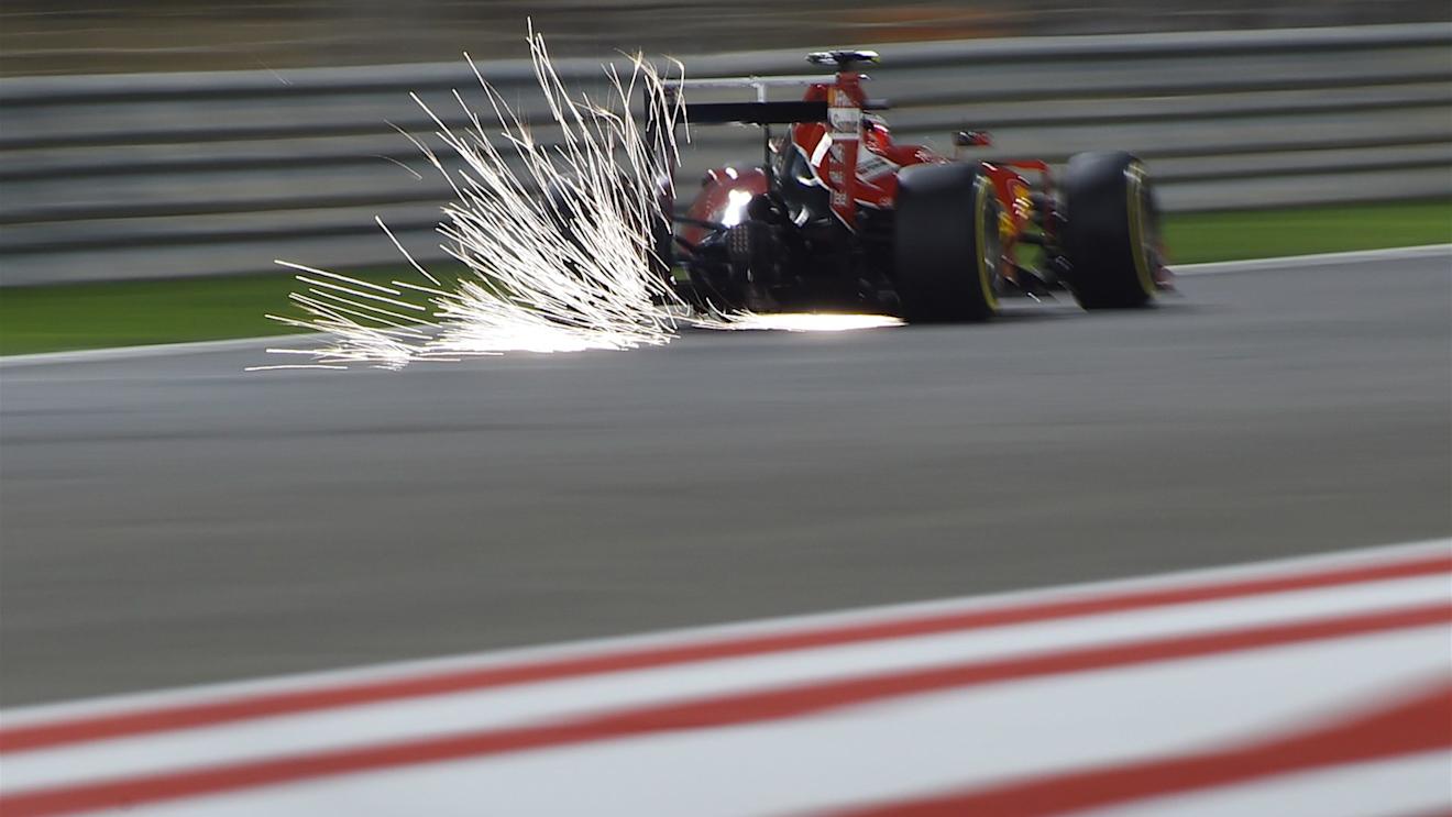 Kimi Raikkonen (FIN) Ferrari SF15-T at Formula One World Championship, Rd4, Bahrain Grand Prix Practice, Bahrain International Circuit, Sakhir, Bahrain, Friday 17 April 2015. © Sutton Motorsport Images