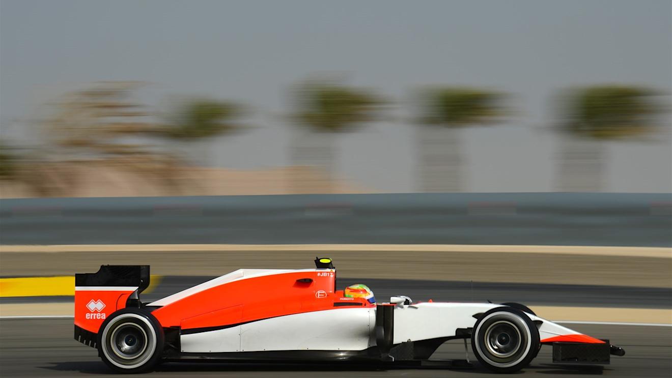 Roberto Merhi (SPA) Marussia at Formula One World Championship, Rd4, Bahrain Grand Prix Qualifying, Bahrain International Circuit, Sakhir, Bahrain, Saturday 18  April 2015. © Sutton Motorsport Images