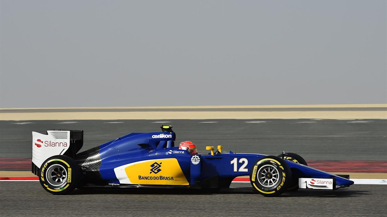 Felipe Nasr (BRA) Sauber C34 at Formula One World Championship, Rd4, Bahrain Grand Prix Qualifying, Bahrain International Circuit, Sakhir, Bahrain, Saturday 18  April 2015. © Sutton Motorsport Images