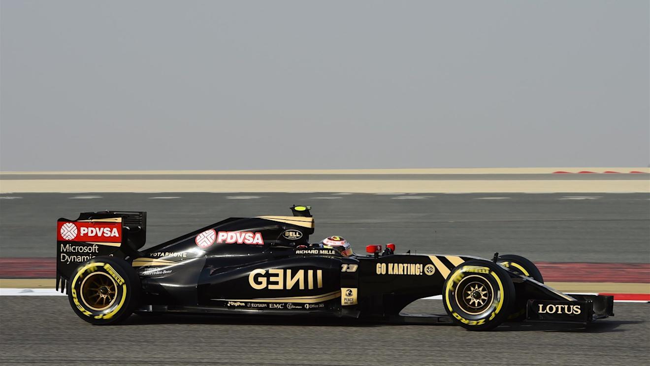Pastor Maldonado (VEN) Lotus E23 Hybrid at Formula One World Championship, Rd4, Bahrain Grand Prix Qualifying, Bahrain International Circuit, Sakhir, Bahrain, Saturday 18  April 2015. © Sutton Motorsport Images