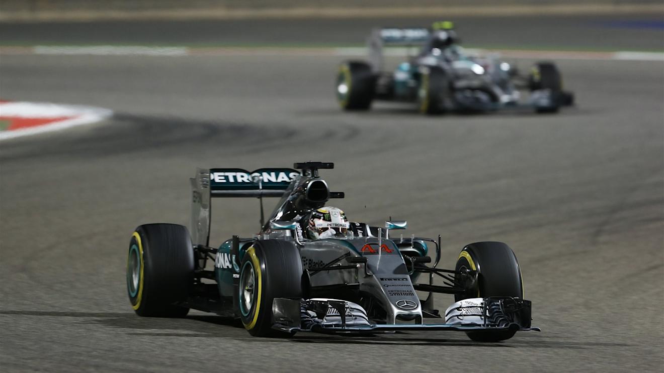 Lewis Hamilton (GBR) Mercedes AMG F1 W06 at Formula One World Championship, Rd4, Bahrain Grand Prix Race, Bahrain International Circuit, Sakhir, Bahrain, Sunday 19  April 2015. © Sutton Motorsport Images