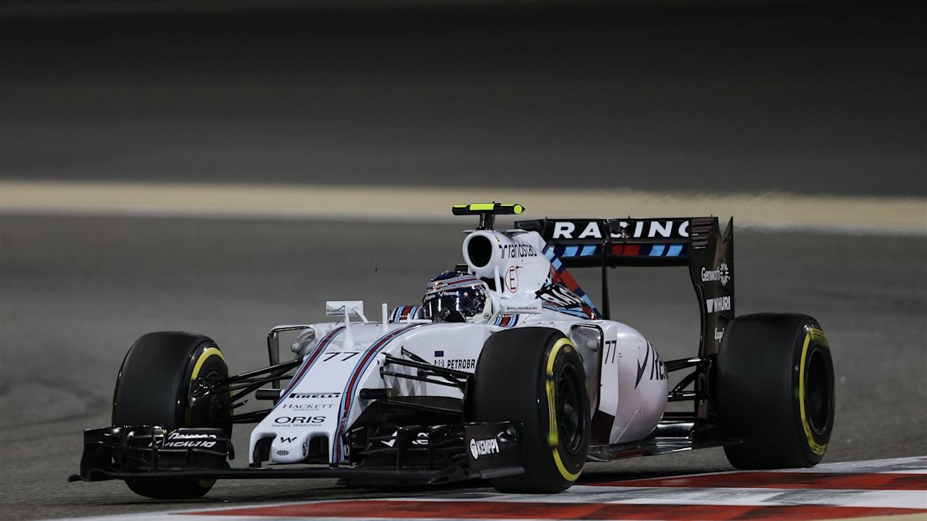 Valtteri Bottas (FIN) Williams FW37 at Formula One World Championship, Rd4, Bahrain Grand Prix Race, Bahrain International Circuit, Sakhir, Bahrain, Sunday 19  April 2015. © Sutton Motorsport Images