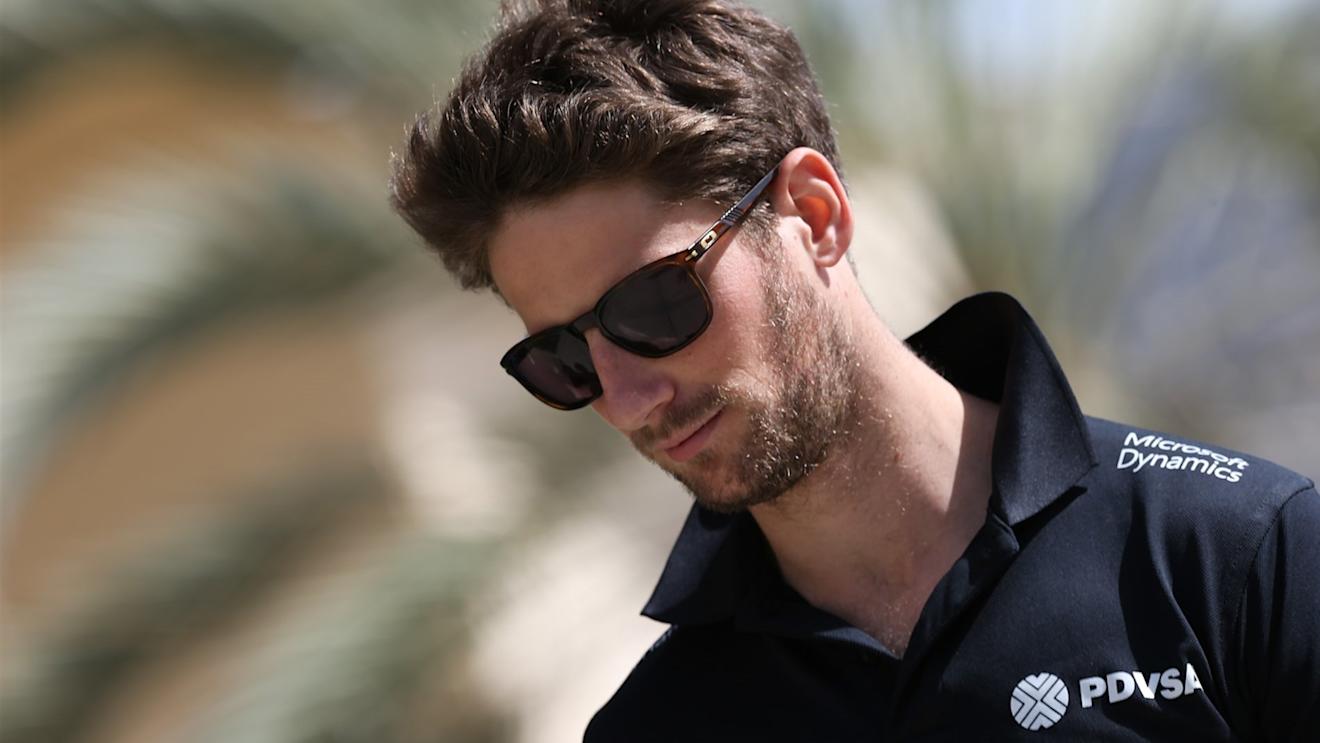 Romain Grosjean (FRA) Lotus F1 at Formula One World Championship, Rd4, Bahrain Grand Prix Race, Bahrain International Circuit, Sakhir, Bahrain, Sunday 19  April 2015. © Sutton Motorsport Images