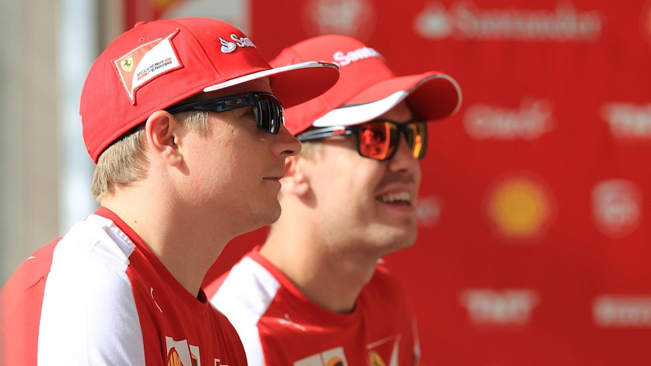 Kimi Raikkonen (FIN) Ferrari at Formula One World Championship, Rd4, Bahrain Grand Prix Preparations, Bahrain International Circuit, Sakhir, Bahrain, Thursday 16  April 2015. © Sutton Motorsport Images