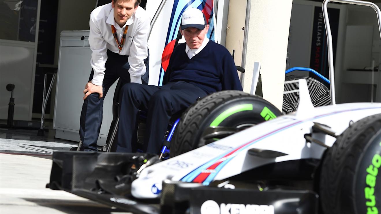 Sir Frank Williams (GBR) Willams F1 Team Owner at Formula One World Championship, Rd4, Bahrain Grand Prix Preparations, Bahrain International Circuit, Sakhir, Bahrain, Thursday 16  April 2015. © Sutton Motorsport Images