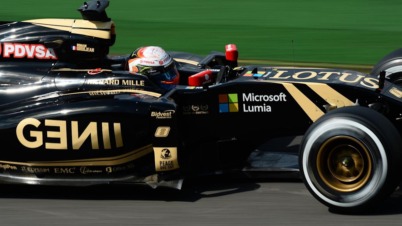 Romain Grosjean (FRA) Lotus E23 Hybrid at Formula One World Championship, Rd11, Belgian Grand Prix, Practice, Spa Francorchamps, Belgium, Friday 21 August 2015. © Sutton Motorsport Images