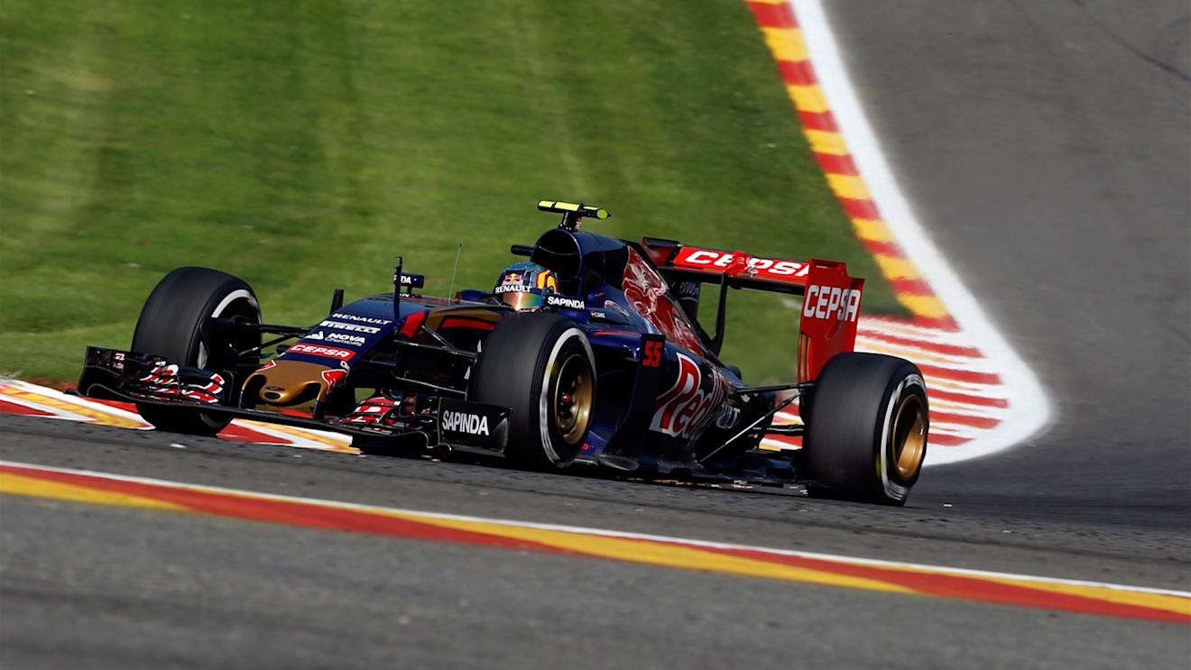 Carlos Sainz jr (ESP) Scuderia Toro Rosso STR10 at Formula One World Championship, Rd11, Belgian Grand Prix, Practice, Spa Francorchamps, Belgium, Friday 21 August 2015. © Sutton Motorsport Images