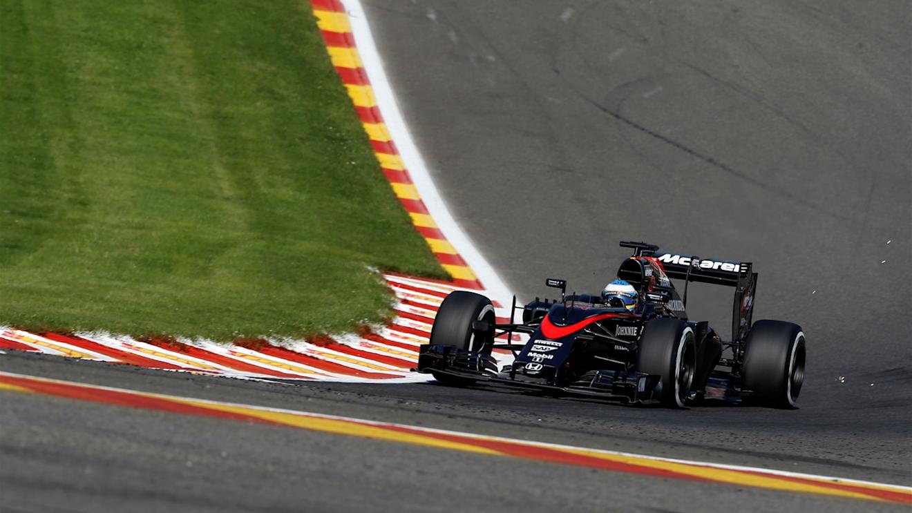 Fernando Alonso (ESP) McLaren MP4-30 at Formula One World Championship, Rd11, Belgian Grand Prix, Practice, Spa Francorchamps, Belgium, Friday 21 August 2015. © Sutton Motorsport Images