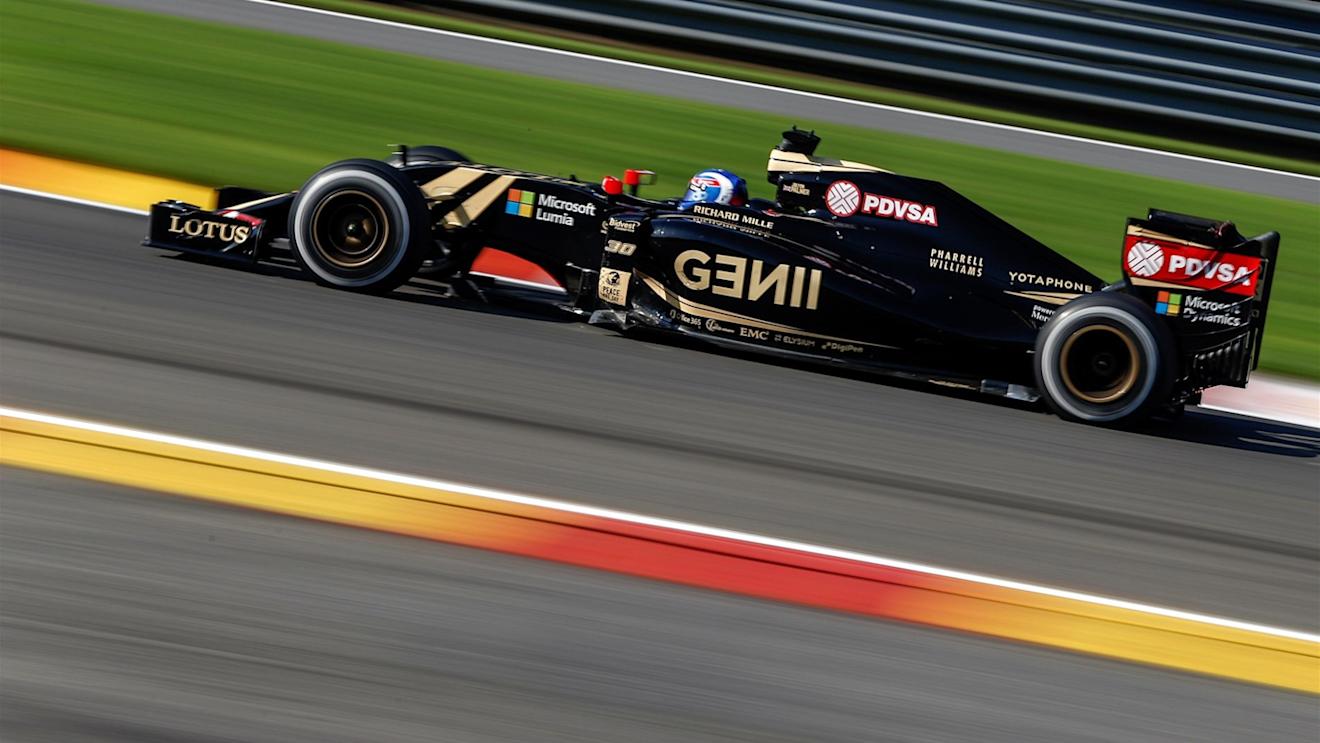 Jolyon Palmer (GBR) Lotus Test and Reserve Driver at Formula One World Championship, Rd11, Belgian Grand Prix, Practice, Spa Francorchamps, Belgium, Friday 21 August 2015. © Sutton Motorsport Images