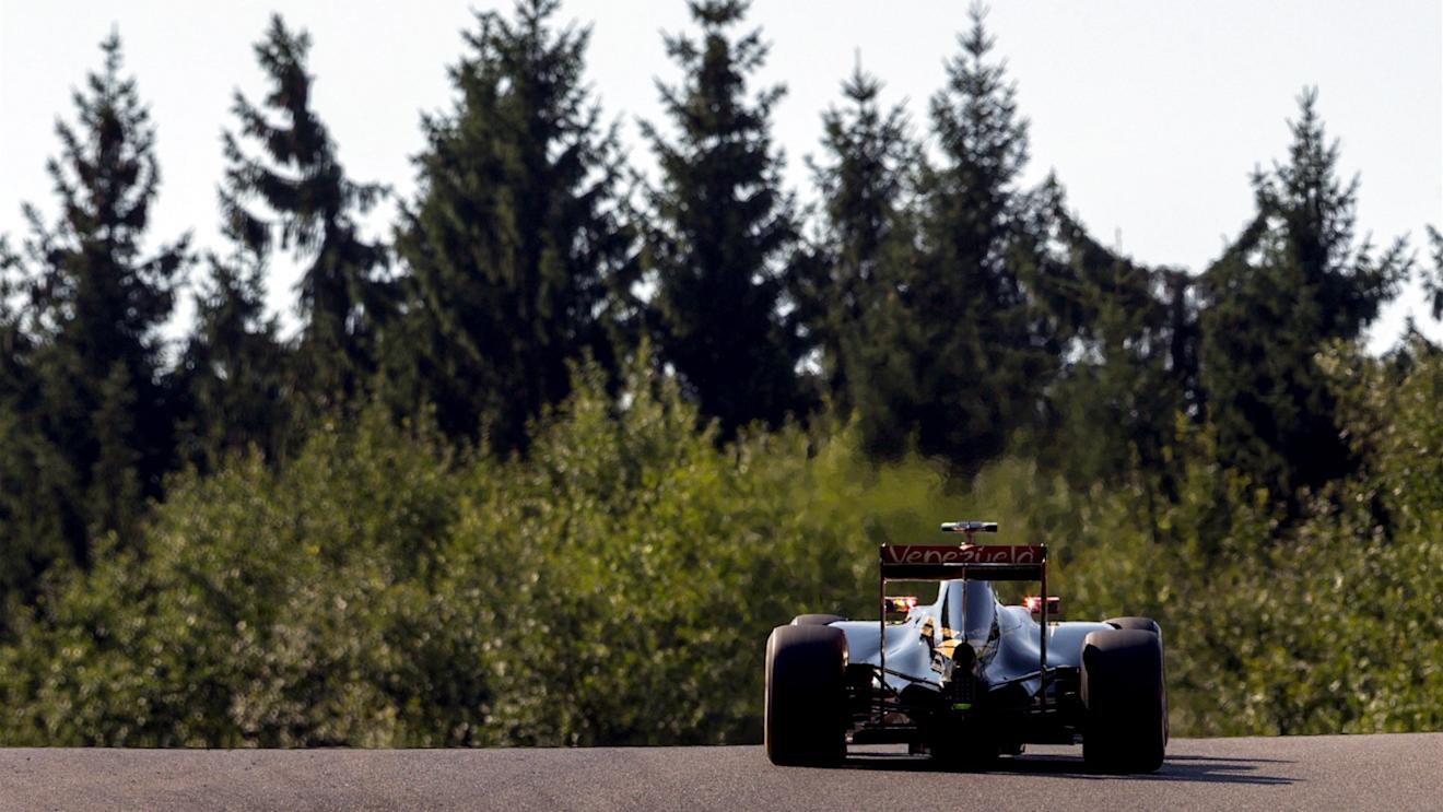 Pastor Maldonado (VEN) Lotus E23 Hybrid at Formula One World Championship, Rd11, Belgian Grand Prix, Practice, Spa Francorchamps, Belgium, Friday 21 August 2015. © Sutton Motorsport Images