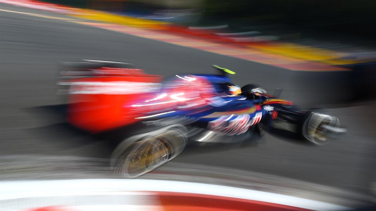 Carlos Sainz jr (ESP) Scuderia Toro Rosso STR10 at Formula One World Championship, Rd11, Belgian Grand Prix, Practice, Spa Francorchamps, Belgium, Friday 21 August 2015. © Sutton Motorsport Images