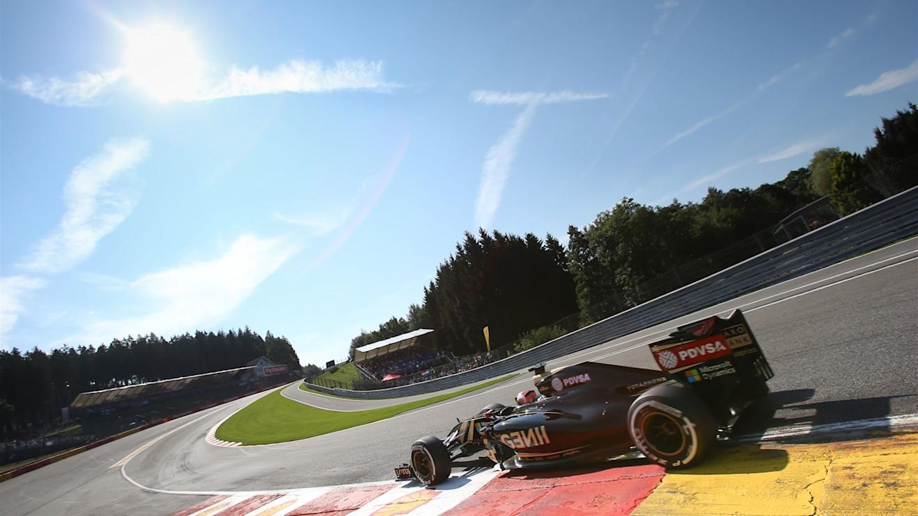 Romain Grosjean (FRA) Lotus E23 Hybrid at Formula One World Championship, Rd11, Belgian Grand Prix, Qualifying, Spa Francorchamps, Belgium, Saturday 22 August 2015. © Sutton Motorsport Images