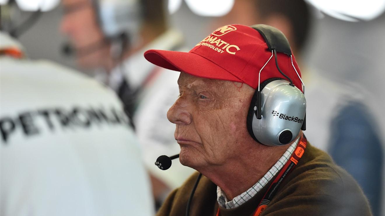 Niki Lauda (AUT) Mercedes AMG F1 Non-Executive Chairman at Formula One World Championship, Rd11, Belgian Grand Prix, Qualifying, Spa Francorchamps, Belgium, Saturday 22 August 2015. © Sutton Motorsport Images