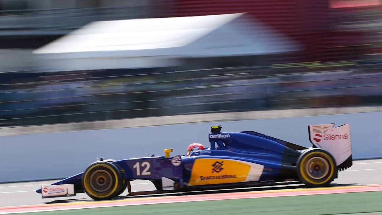 Felipe Nasr (BRA) Sauber C34 at Formula One World Championship, Rd11, Belgian Grand Prix, Qualifying, Spa Francorchamps, Belgium, Saturday 22 August 2015. © Sutton Motorsport Images